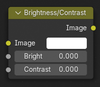 亮度/对比度节点。