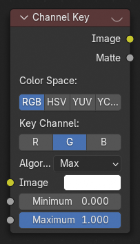 通道抠像节点。