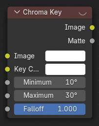 色度抠像节点。