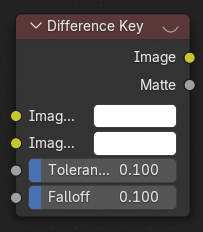 色差抠像节点。