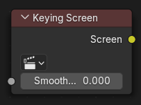 屏幕抠像节点。