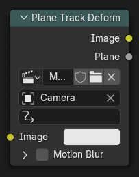 平面跟踪形变节点。