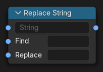 替换字符串节点。