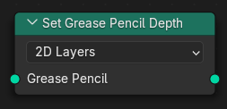 设置蜡笔深度节点。