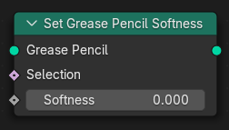 设置蜡笔柔和度节点。