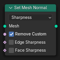 设置网格法向节点。